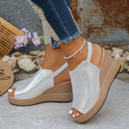 Damen Keil-Sandalen