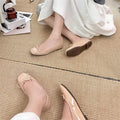 Damen Ballerinas mit Schleifenapplikation R&B