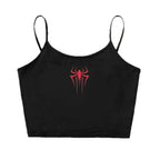 Damen Crop-Top mit kreativem Herz-Design R&B