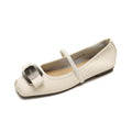 Damen elegante Ballerinas mit modischer Schleife und komfortablem Riemen