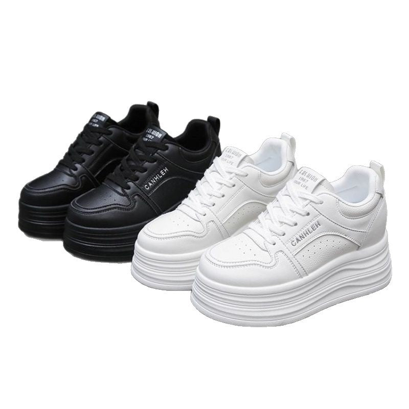 Damen modische Plateau Sneakers