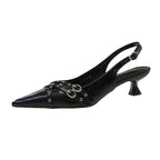 Damen Sling-Pumps mit modischem Riemendesign R&B