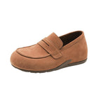 Damen Mokassins aus weichem Wildleder mit verstellbarem Riemen R&B