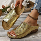 Damen Elegante Clogs mit Krokodilprägung R&B