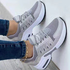 Damen Sportliche Sneakers mit atmungsaktivem Obermaterial und dämpfender Sohle R&B