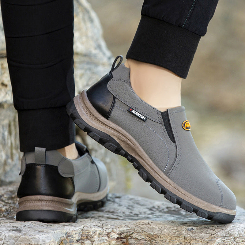 Herren Komfortable Slip-On Freizeitschuhe mit rutschfester Sohle
