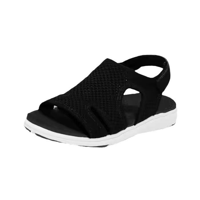 Damen atmungsaktive Sandalen mit flexiblem Riemendesign und komfortabler Sohle R&B
