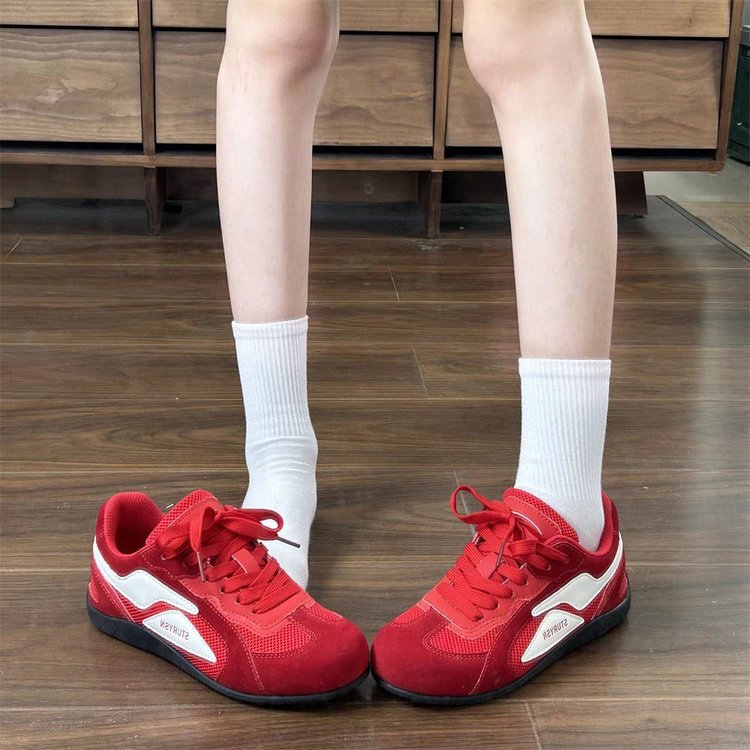 Damen Komfortable Sneaker mit atmungsaktiver Oberflächenstruktur und gepolsterter Innensohle R&B