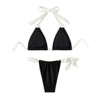 Damen Triangel-Bikini mit raffinierter Bindetechnik R&B