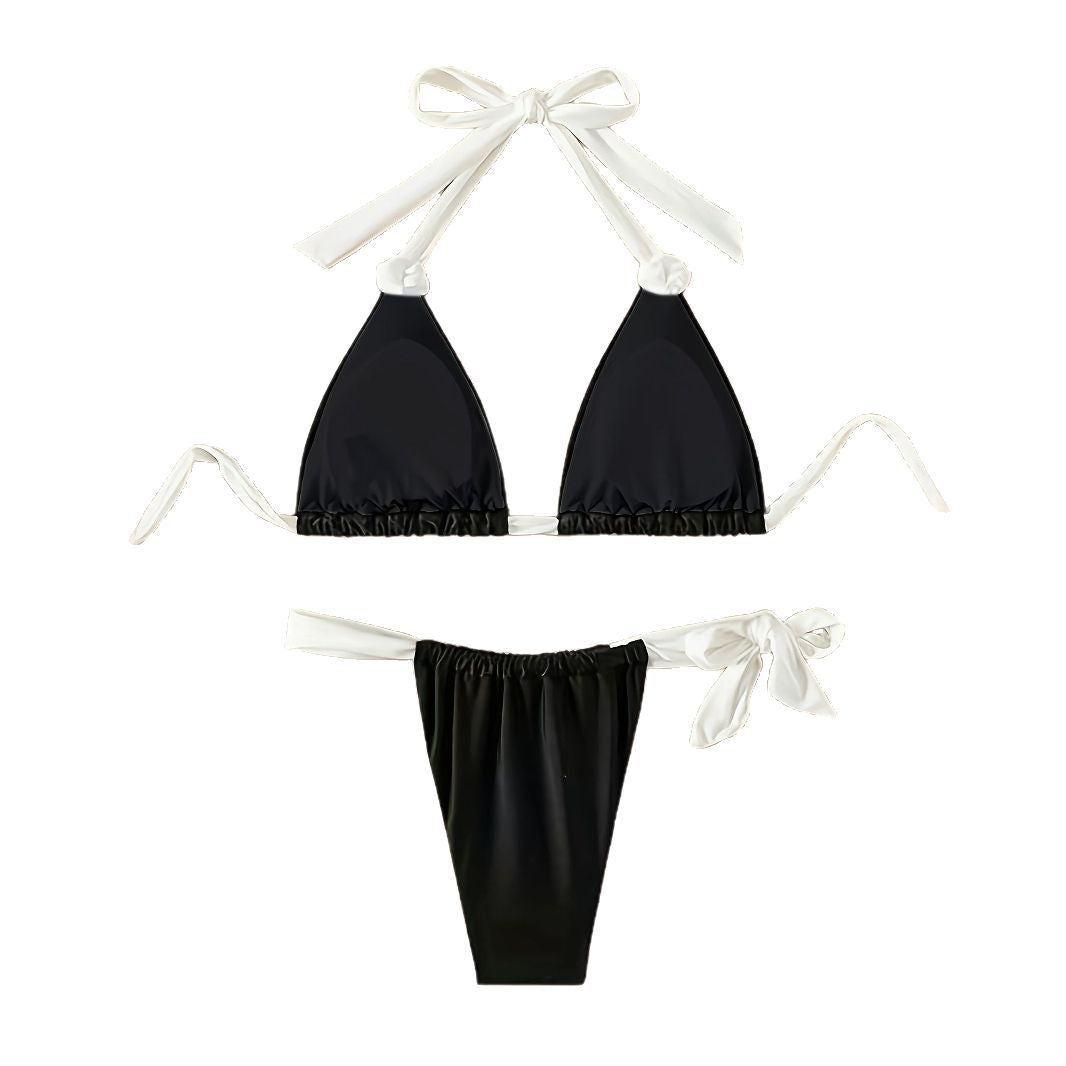 Damen Triangel-Bikini mit raffinierter Bindetechnik R&B