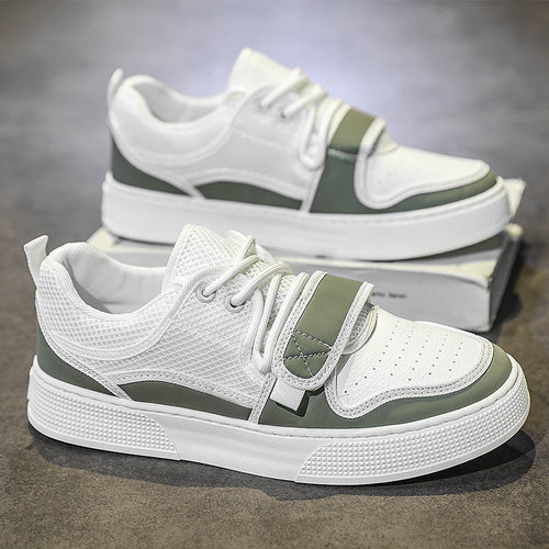 Damen modische Sneakers mit atmungsaktiver Mesh-Oberfläche und komfortabler Klettverschluss R&B