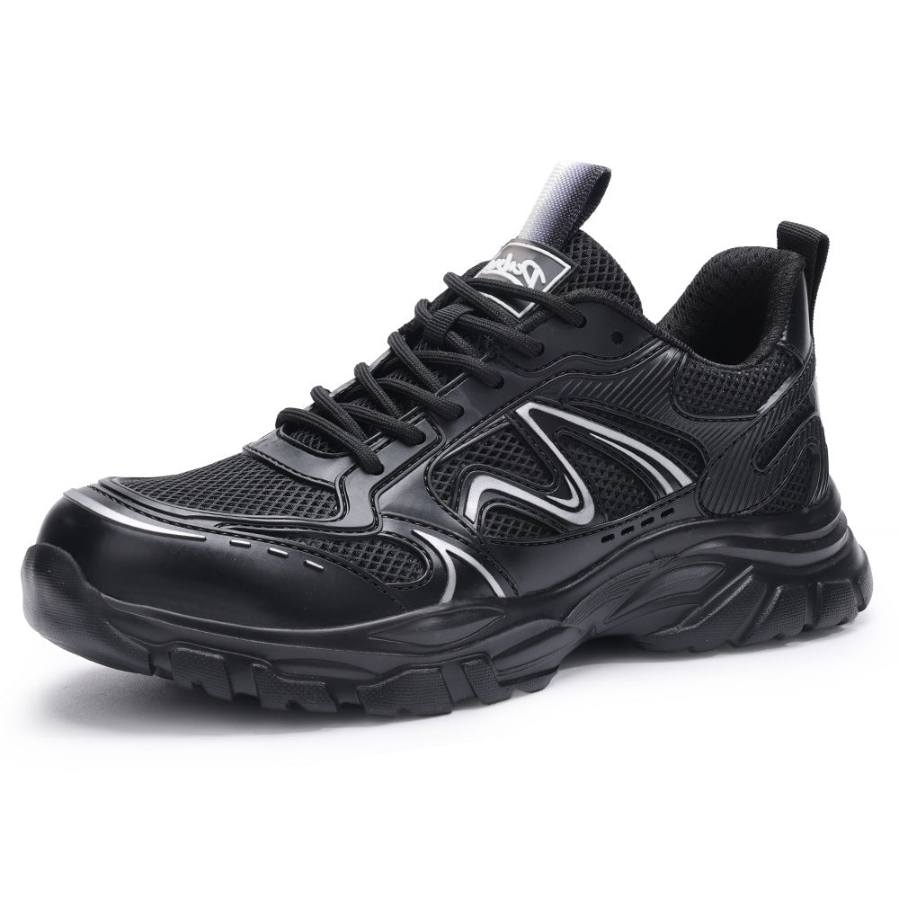 Herren sportliche Laufschuhe mit atmungsaktiver Mesh-Oberfläche und stoßdämpfender Sohle R&B