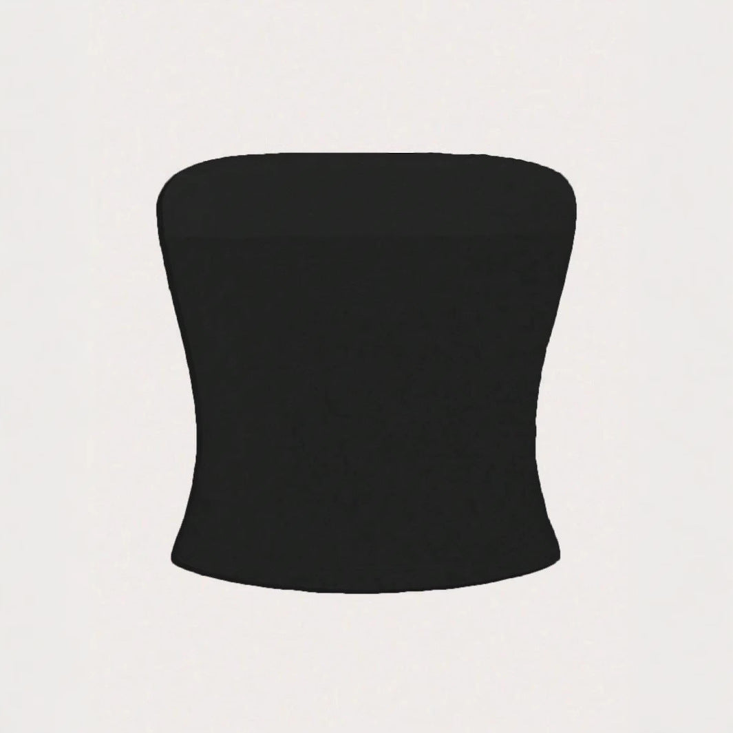 Damen Bandeau-Top mit floralem Design R&B