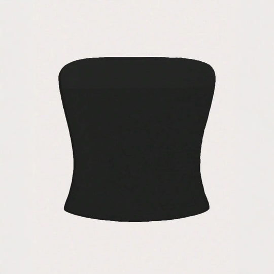 Damen Bandeau-Top mit floralem Design R&B