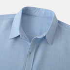 Herren Kurzarmhemd mit leichtem, atmungsaktivem Stoff und minimalistischem Design