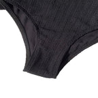 Damen Sportliches Bikini-Set mit hohem Schnitt und verstellbaren Trägern R&B