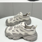 Damen Sportliche Chunky Sneakers mit atmungsaktivem Mesh-Obermaterial und robustem Profil R&B