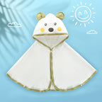 Unisex nan kids wasserdichter Kapuzen-Panda-Regenponcho mit Ohr-Kapuze und Druckknopfverschluss R&B
