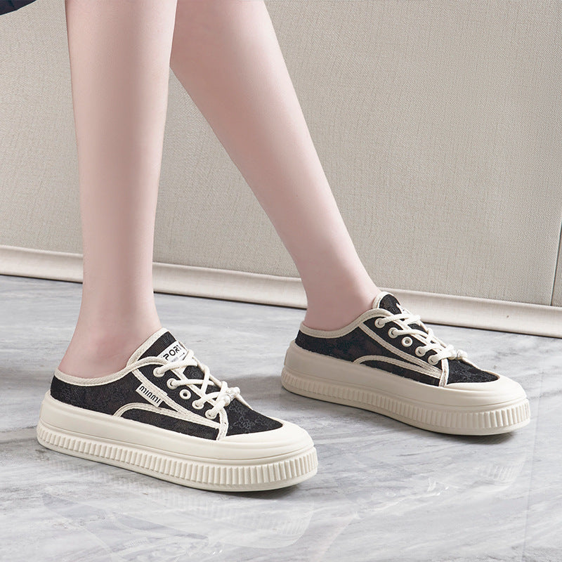 Damen Sneaker mit modischer Spitze und bequemer Sohle R&B
