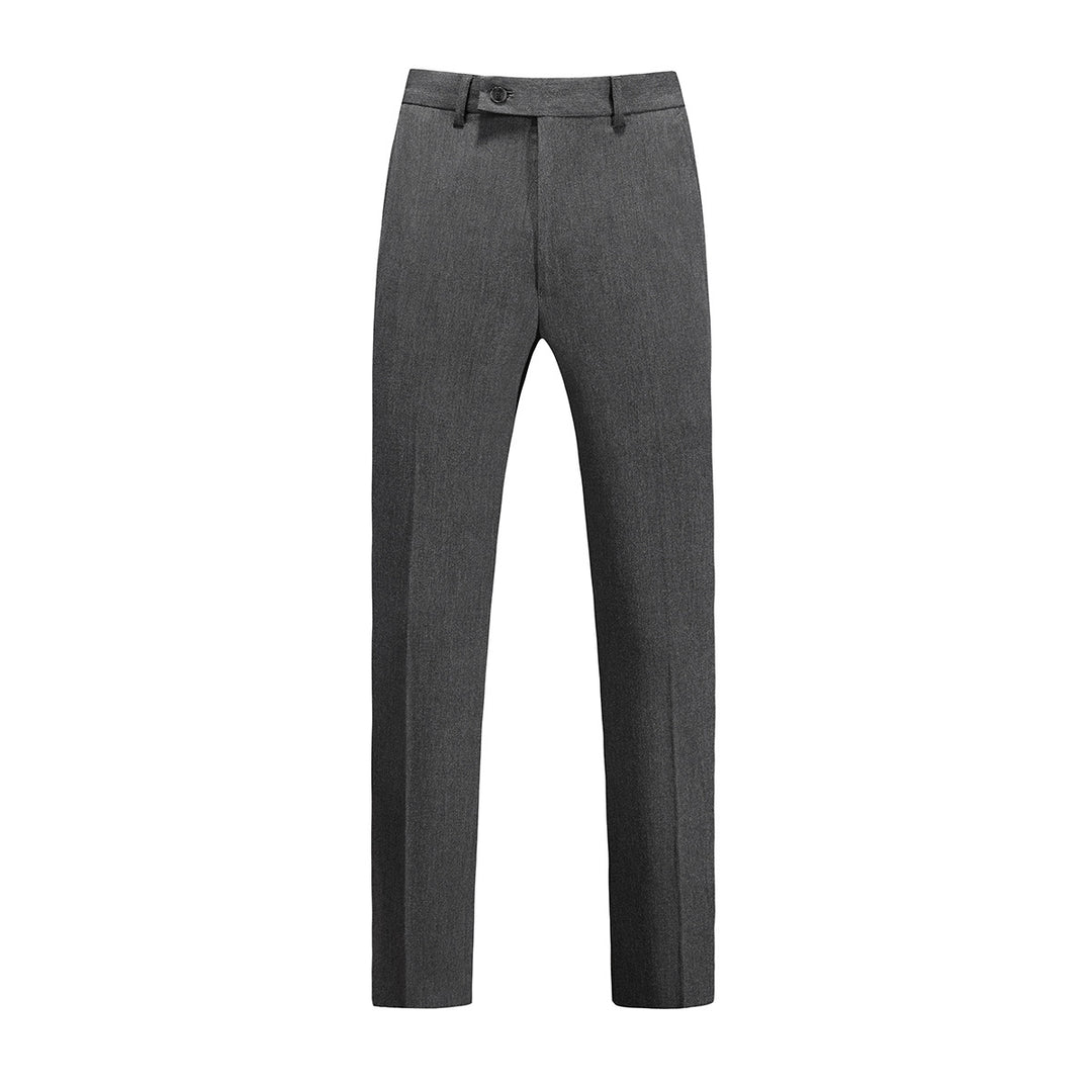 Herren elegante Anzughose mit schmalem Schnitt und feiner Struktur R&B