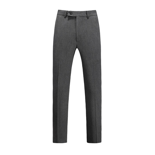 Herren elegante Anzughose mit schmalem Schnitt und feiner Struktur R&B