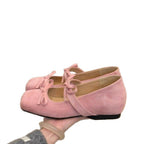 Damen Ballerinas mit elegantem Schleifen-Detail und bequemem Fußbett R&B