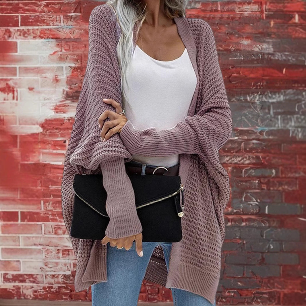 Damen Oversized Strickjacke R&B