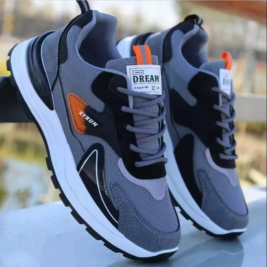 Damen Sportliche Mesh-Sneaker mit stoßdämpfender Sohle R&B