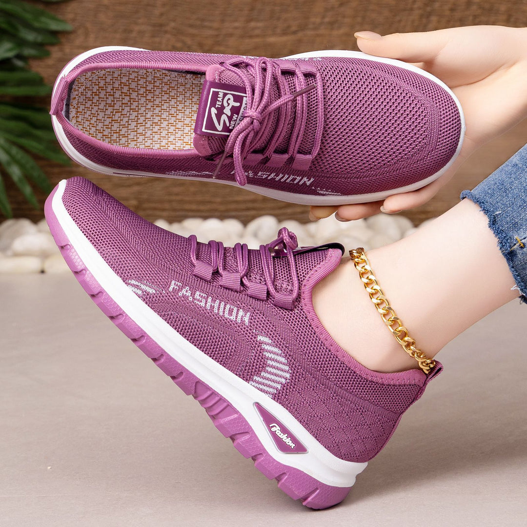 Damen Atmungsaktive Freizeit-Laufschuhe mit flexiblem Obermaterial R&B