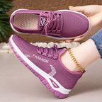 Damen Atmungsaktive Freizeit-Laufschuhe mit flexiblem Obermaterial