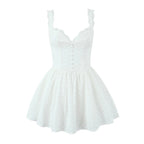 Damen Sommerkleid mit Spitzenbesatz R&B
