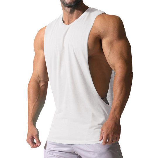 Herren Ärmelloses Sportshirt mit tiefem Rückenausschnitt und atmungsaktivem Material R&B
