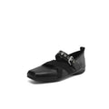 Damen Komfortable Ballerinas mit elastischen Riemen