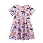 Mädchen T-Shirt Kleid mit kreativem Taschenmotiv R&B