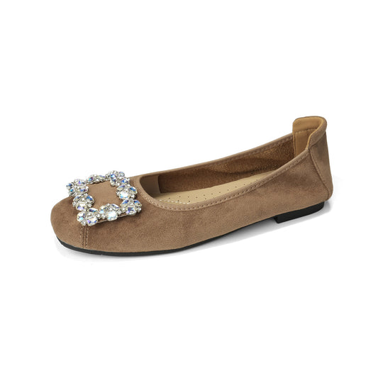 Damen Ballerinas mit funkelnden Applikationen R&B