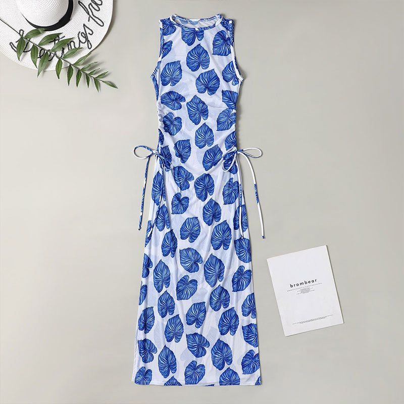 Damen Maxikleid mit floralem Druck R&B