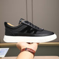 Damen Sportliche Sneakers mit luxuriösem Leder und rutschfester Laufsohle R&B