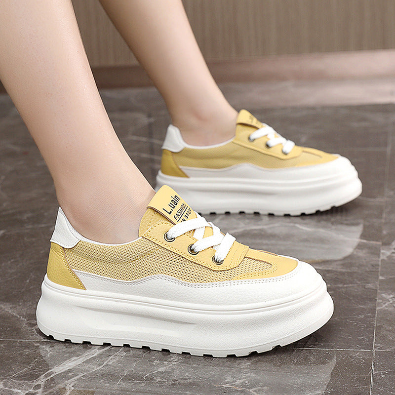 Damen Sportliche Sneaker mit atmungsaktiver Mesh-Oberfläche und dämpfender Sohle R&B