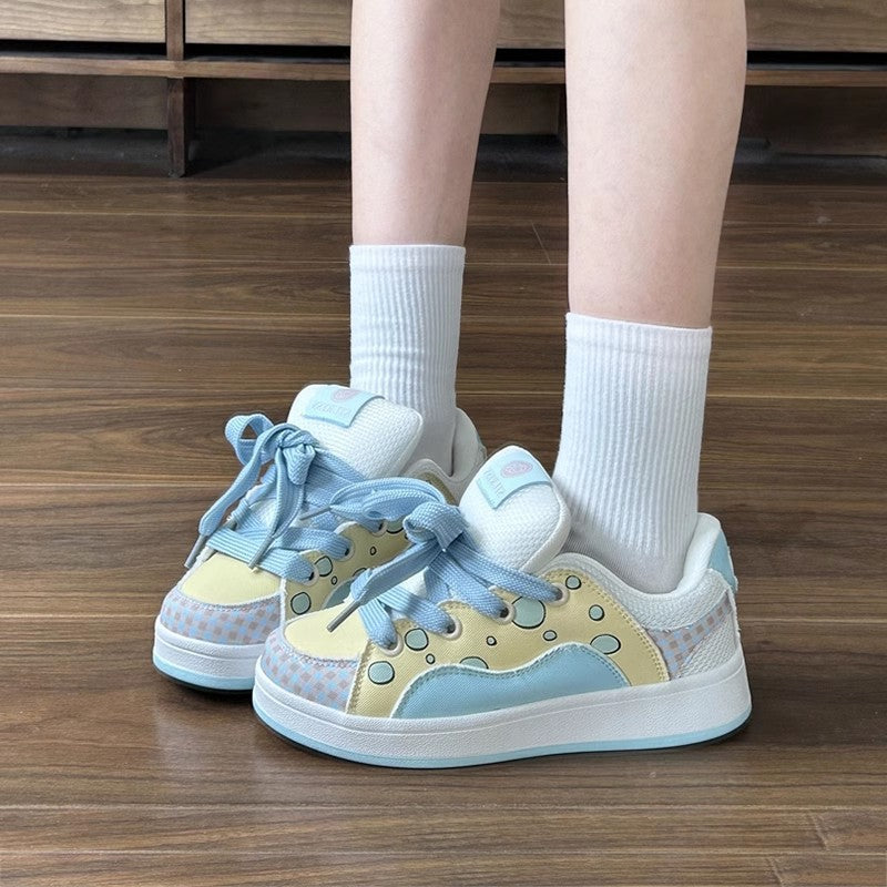 Damen Sportliche Sneakers mit verspieltem Design und atmungsaktiver Struktur