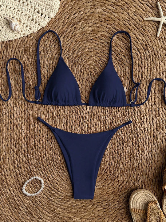 Damen Tie-Dye Triangel-Bikini R&B