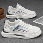 Damen Sportliche Lauf-Sneaker mit atmungsaktiver Mesh-Oberfläche und stoßdämpfendem Sohlenprofil
