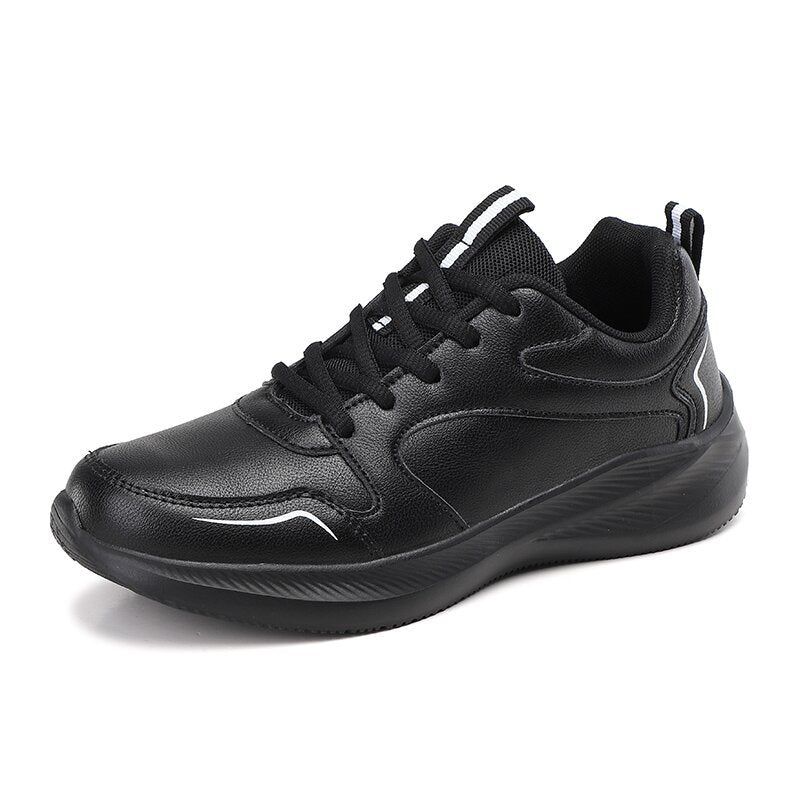 Unisex nan minimalistischer Kunstleder-Sneaker mit ergonomischer EVA-Zwischensohle und Zuglasche R&B