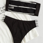 Damen Bandeau-Bikini mit eleganten Details R&B