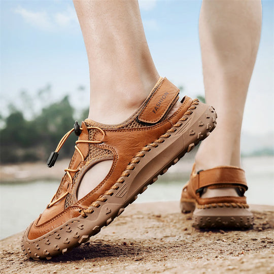 Damen atmungsaktive Sandalen mit rutschfester Sohle R&B