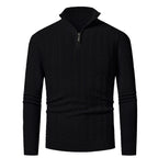 Herren Strickpullover mit Stehkragen R&B