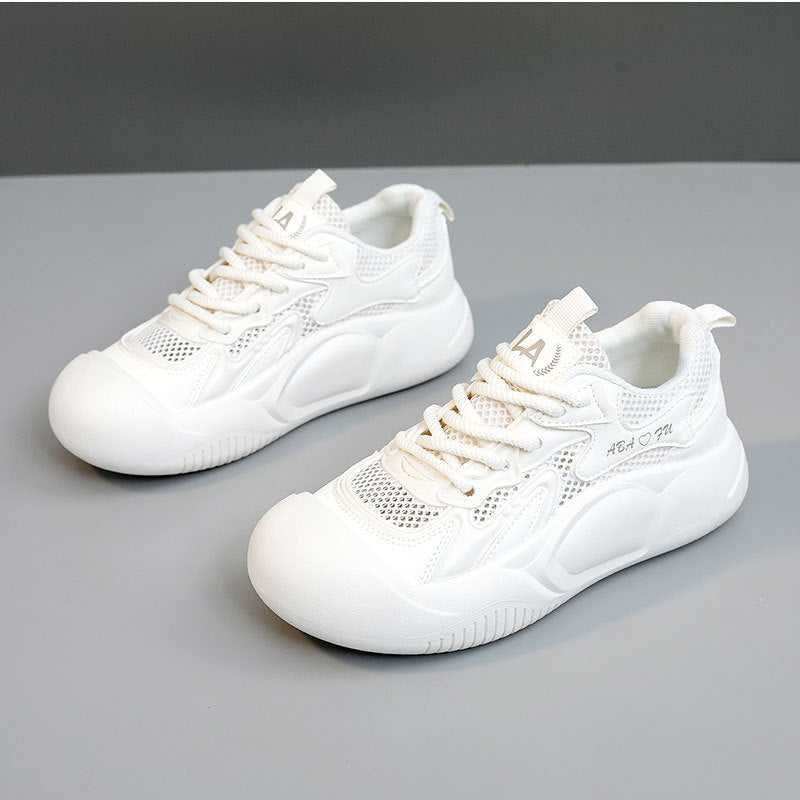 Damen sportliche Sneakers mit atmungsaktiven Mesh-Einsätzen und dämpfendem Sohlenprofil R&B