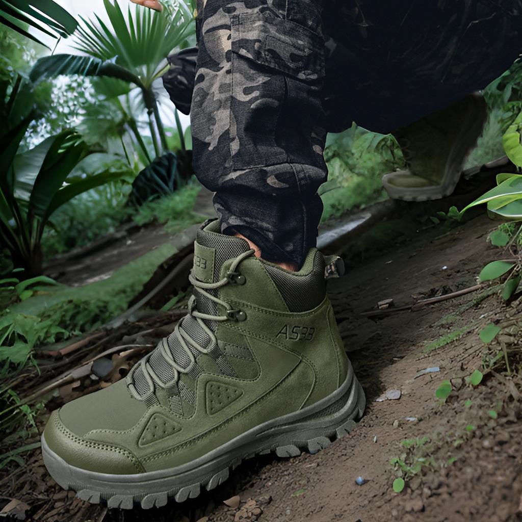 Herren Multifunktionale Outdoor-Stiefel mit hohem Knöchel und rutschfester Sohle R&B