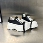 Damen Plateau-Sneaker im sportlichen Design mit verstellbarem Riemen R&B