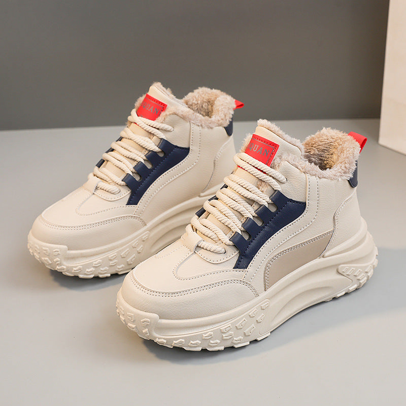 Damen Hohe Sneakers mit kuscheligem Innenfutter und robustem Sohlenprofil R&B
