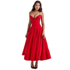 Damen Abendkleid mit taillierter Silhouette und A-linien Schnitt R&B